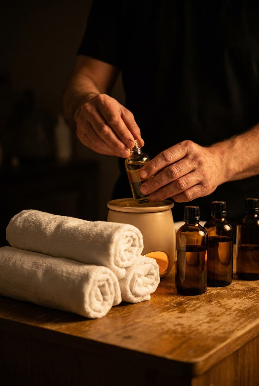 Traditional Thai Foot Therapy Station